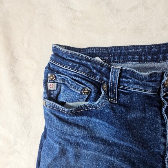 Ag Adriano Goldschmied womens 31R Ag-ed denim Blue Skinny Jeans Subtle Fading - Picture 6 of 12